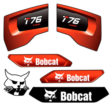 FITS T76 BOBCAT REPLACEMENT DECAL STICKER - OUTDOOR DURABLE LAMINATE